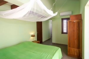 Vakantevilla op Bonaire - Cas Bon Majeti slaapkamer airco